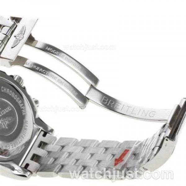 Breitling Chronomat B01 Swiss Valjoux 7750 Movement Roman Markers with Brown Dial S/S