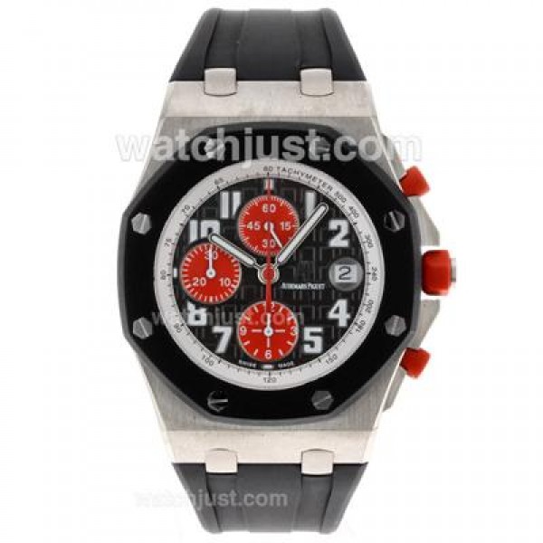 UK Swiss Made Replica Audemars Piguet Royal Oak Offshore Chrono Asia Valjoux 7750 Movemen with Full Titanium Case-Tour Auto Limited Edition