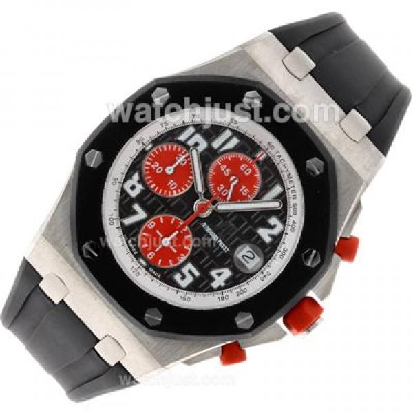 UK Swiss Made Replica Audemars Piguet Royal Oak Offshore Chrono Asia Valjoux 7750 Movemen with Full Titanium Case-Tour Auto Limited Edition