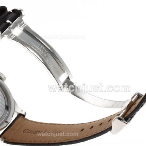 UK Top Quality Replica IWC Portuguese F.A Jones Working Tourbillon Power Reserve Manual Winding with Black Dial