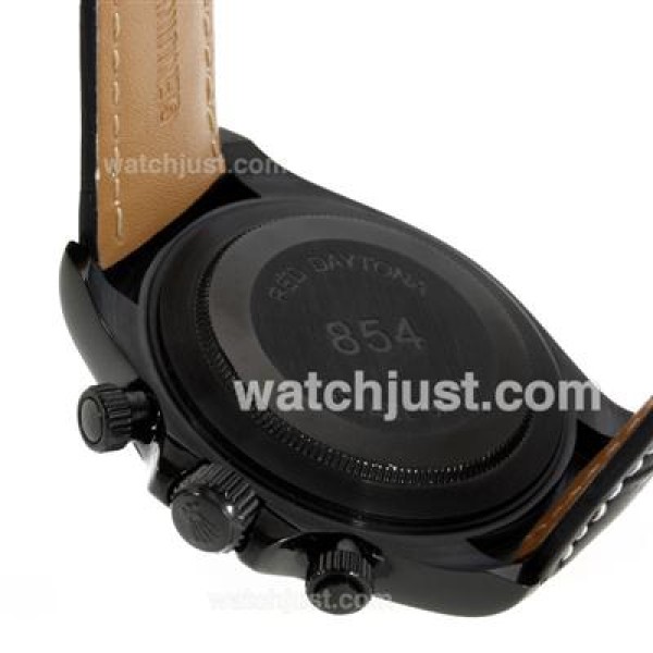 Perfect 1:1 Rolex Daytona Working Chronograph Fake Watches With Black Dials Online
