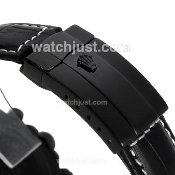 Perfect 1:1 Rolex Daytona Working Chronograph Fake Watches With Black Dials Online