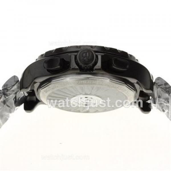 Breitling Emergency Digital Player Full PVD with White Dial