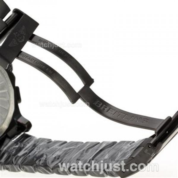 Breitling Emergency Digital Player Full PVD with White Dial