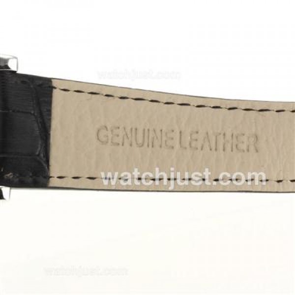 A.Lange & Sohne Classic Tourbillon Manual Winding with Black Dial-Leather Strap
