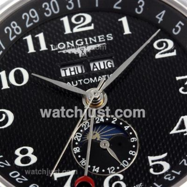 Longines Master Collection Automatic Number Markers with Black Dial S/S