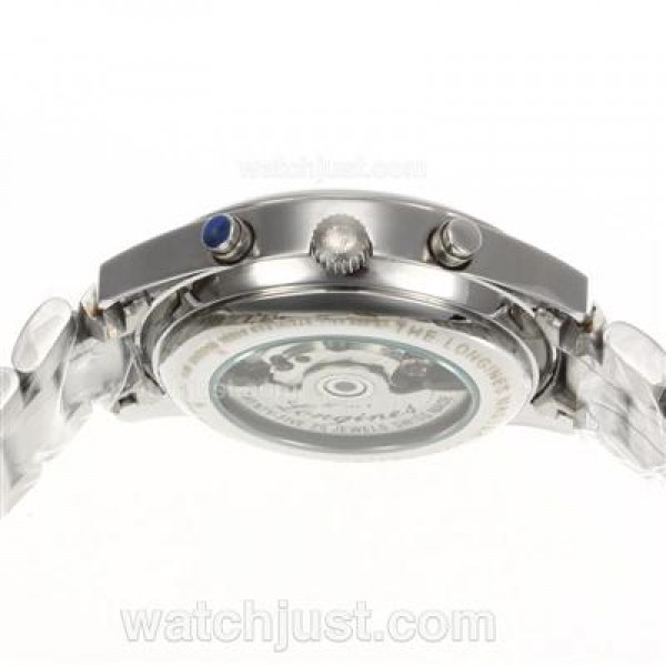 Longines Master Collection Automatic Number Markers with Black Dial S/S