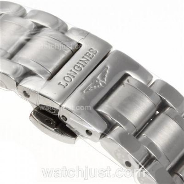 Longines Master Collection Automatic Number Markers with Black Dial S/S