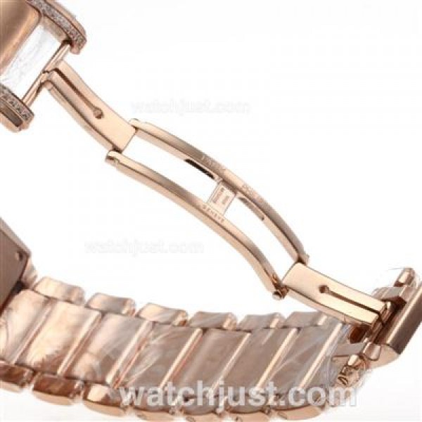Patek Philippe Twenty-4 Full Rose Gold with Diamond Bezel and Dial-Lady Size
