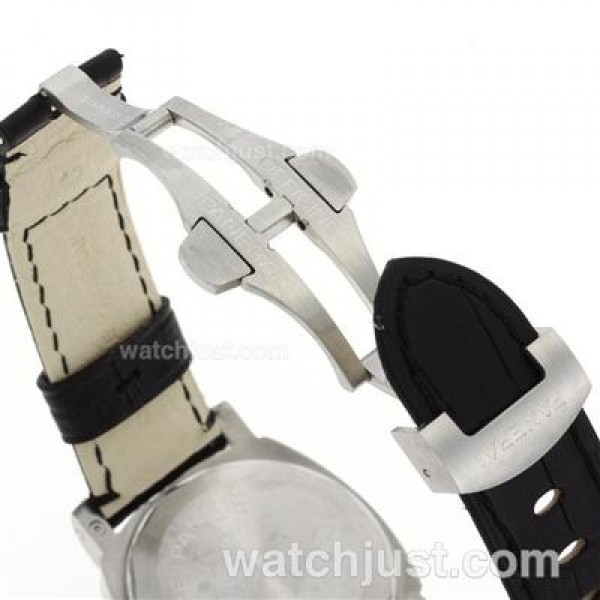 Panerai Luminor Working GMT Automatic with Black Dial-Leather Strap