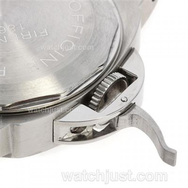 Panerai Luminor Working GMT Automatic with Black Dial-Leather Strap