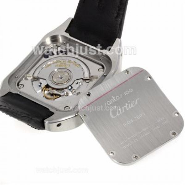 Swiss Movement Cartier Santos 100 Replica Watches With White Dials For Men