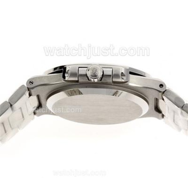 Patek Philippe Nautilus Swiss ETA 2836 Movement Diamond Markers with Gray Dial S/S