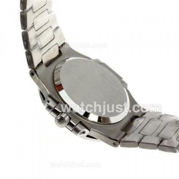 Patek Philippe Nautilus Swiss ETA 2836 Movement Diamond Markers with Green Dial S/S