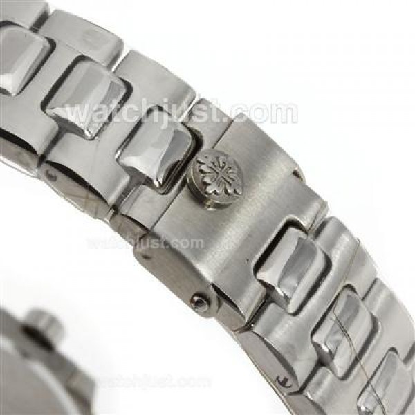 Patek Philippe Nautilus Swiss ETA 2836 Movement Diamond Markers with Green Dial S/S