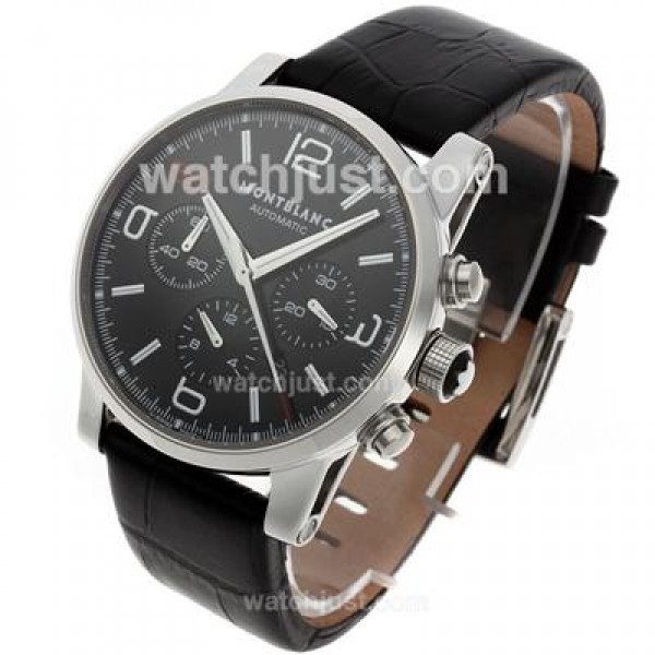 Montblanc Time Walker Chronograph Swiss Valjoux 7750 Movement with Black Dial-10th Limited Edition