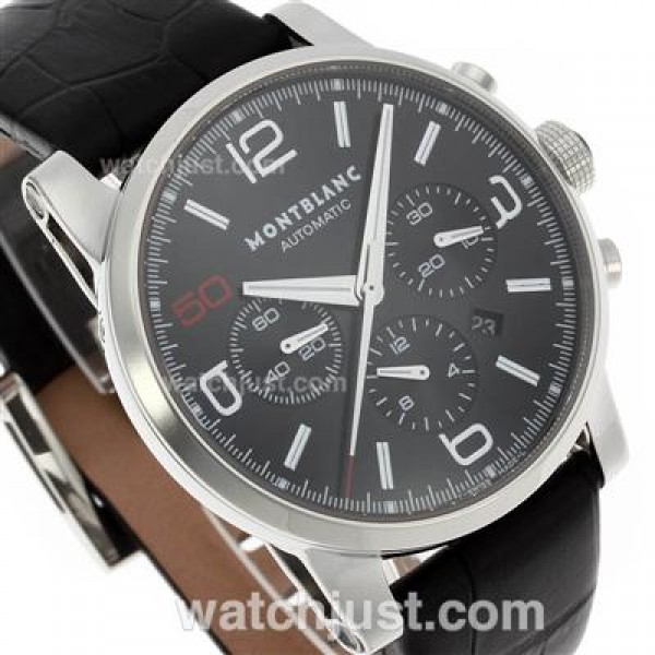 Montblanc Time Walker Chronograph Swiss Valjoux 7750 Movement with Black Dial-10th Limited Edition