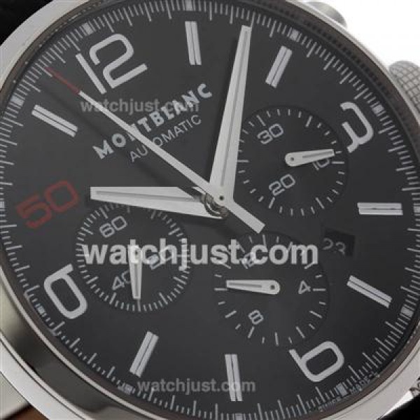 Montblanc Time Walker Chronograph Swiss Valjoux 7750 Movement with Black Dial-10th Limited Edition