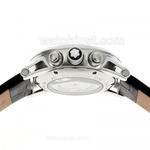 Montblanc Time Walker Chronograph Swiss Valjoux 7750 Movement with Black Dial-10th Limited Edition