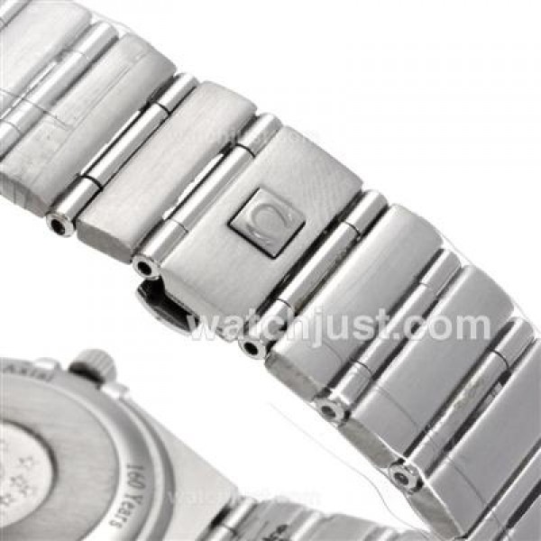 Omega Constellation Swiss ETA Movement Diamond Markers with Black Dial