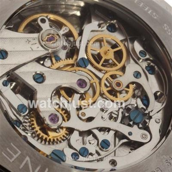 Panerai Luminor Regatta Chronograph Lemania Movement with Black Checkered Dial S/S