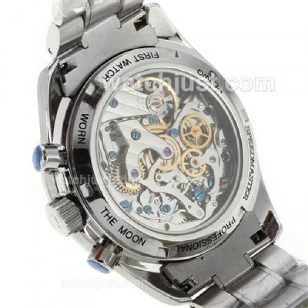 Omega Speedmaster Chronograph Lemania Movement with Black Dial