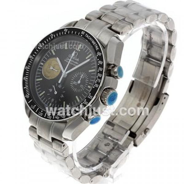 Omega Speedmaster Moon Watch 40th Anniversary Limited Edition S/S-Lemania Movement-Golden Medallion
