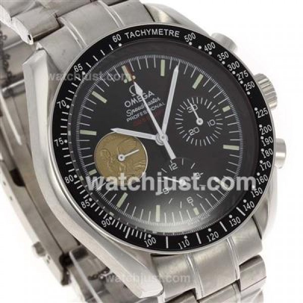 Omega Speedmaster Moon Watch 40th Anniversary Limited Edition S/S-Lemania Movement-Golden Medallion