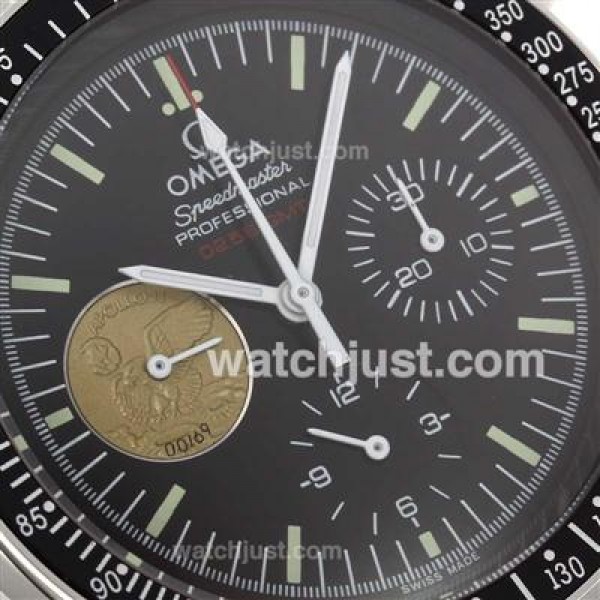 Omega Speedmaster Moon Watch 40th Anniversary Limited Edition S/S-Lemania Movement-Golden Medallion