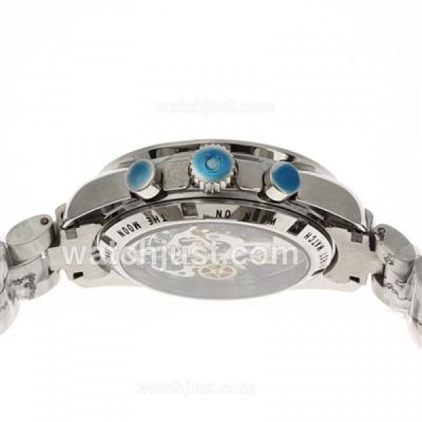 Omega Speedmaster Moon Watch 40th Anniversary Limited Edition S/S-Lemania Movement-Golden Medallion
