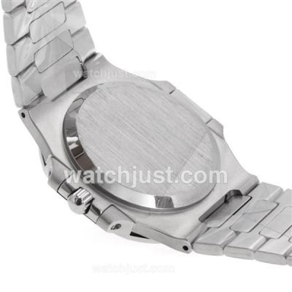 Patek Philippe Nautilus Swiss ETA 2836 Movement Stick Markers with Brown Dial S/S
