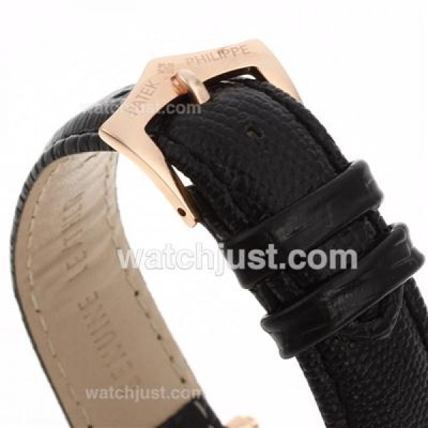 Patek Philippe Classic Automatic Rose Gold Case with White Dial-Roman Markers