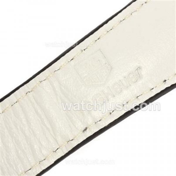 Tag Heuer Leather Strap With Deployment Buckle-22mm