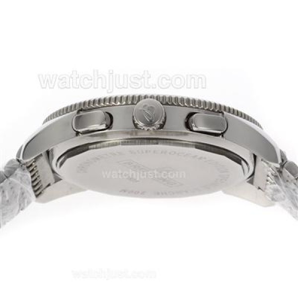 Breitling Super Ocean Working Chronograph with Black Dial and Bezel S/S