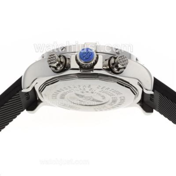 Breitling Colt Working Chronograph with White Dial-Rubber Strap