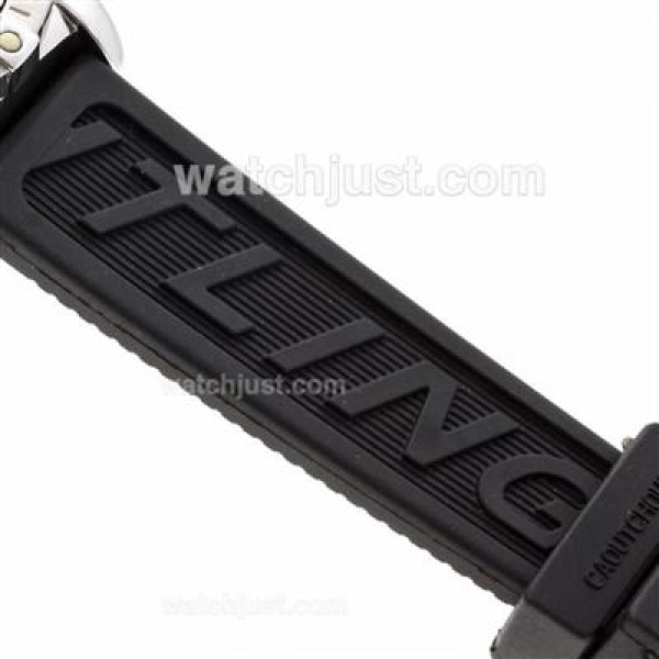 Breitling Colt Working Chronograph with White Dial-Rubber Strap