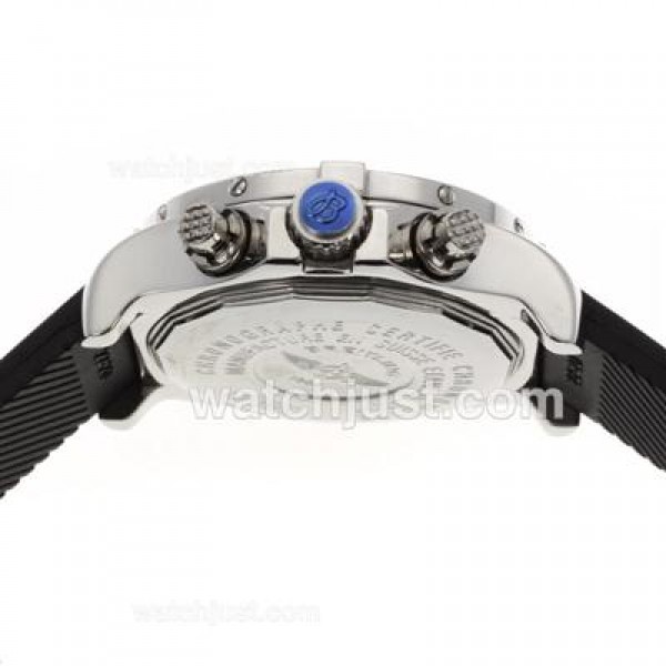 Breitling Colt Working Chronograph with Black Dial-Rubber Strap