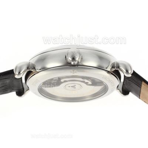 Vacheron Constantin Malte Tourbillon Automatic with Black Dial-Leather Strap