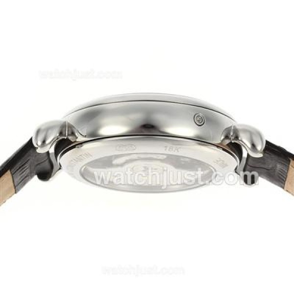 Vacheron Constantin Malte Tourbillon Automatic with Black Dial-Leather Strap