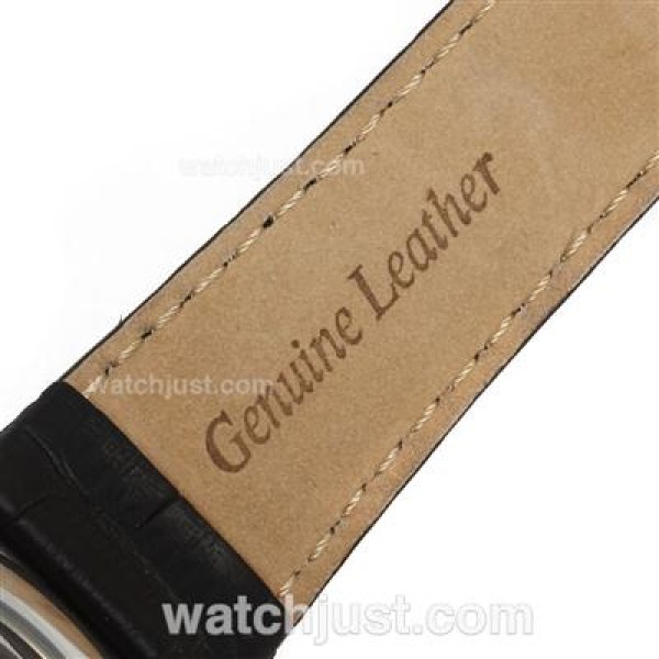 Vacheron Constantin Malte Tourbillon Automatic with Black Dial-Leather Strap