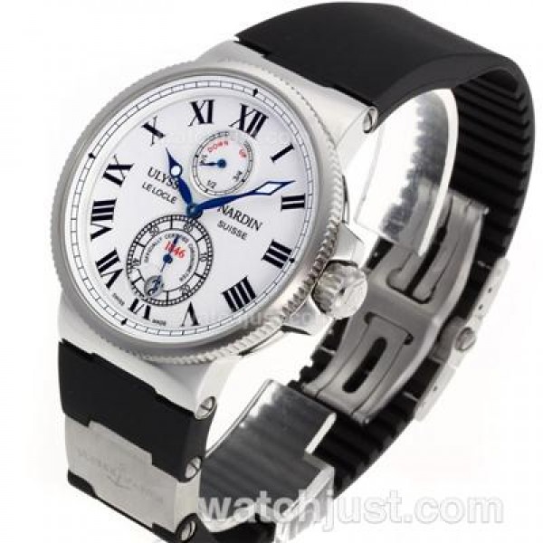 Ulysse Nardin Lelocle Suisse Working Power Reserve Automatic with White Dial-Roman Markers