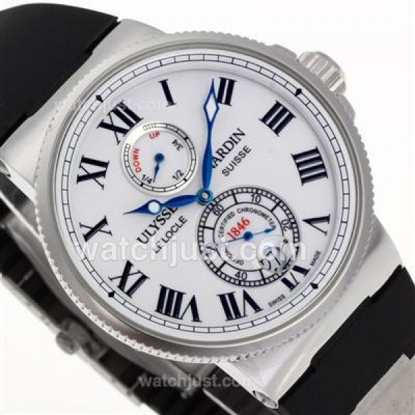Ulysse Nardin Lelocle Suisse Working Power Reserve Automatic with White Dial-Roman Markers