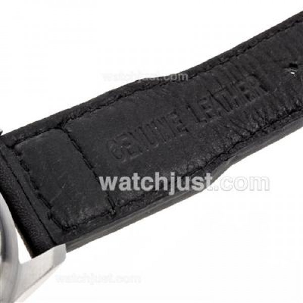 IWC Pilot Working Chronograph with White Dial-Leather Strap