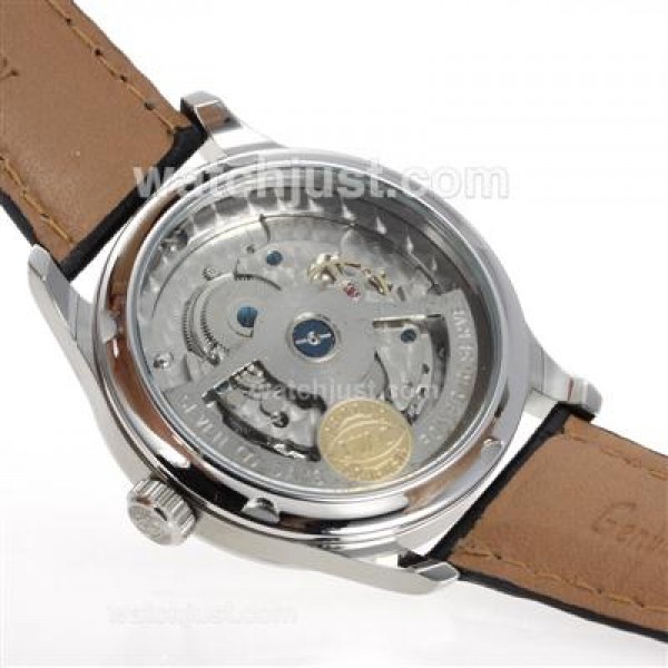 IWC Portuguese Working Power Reserve Automatic with Black Dial-Leather Strap