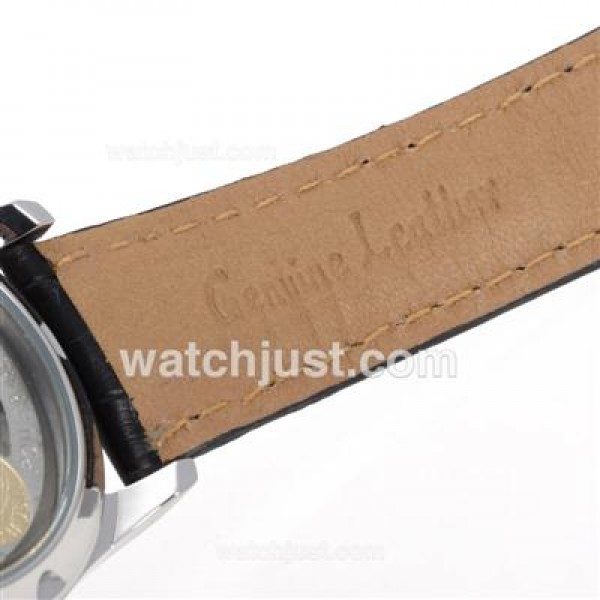 IWC Portuguese Working Power Reserve Automatic with Black Dial-Leather Strap