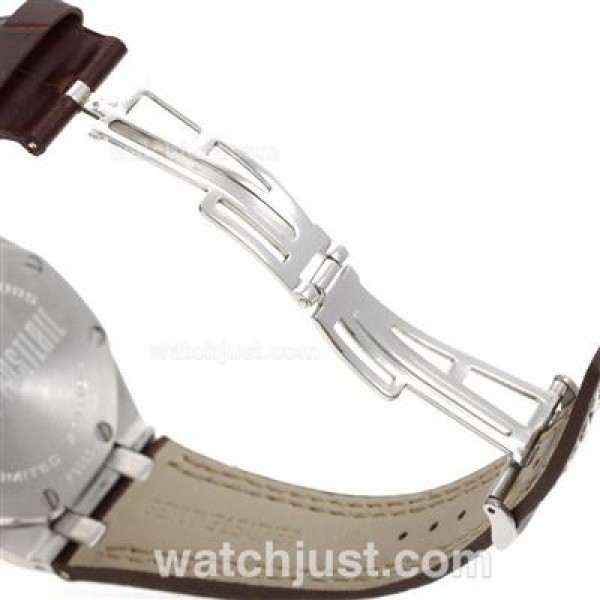 Audemars Piguet Royal Oak Offshore Rhone-Fusterie Limited Edition Working Chrono with White Dial-Leather Strap