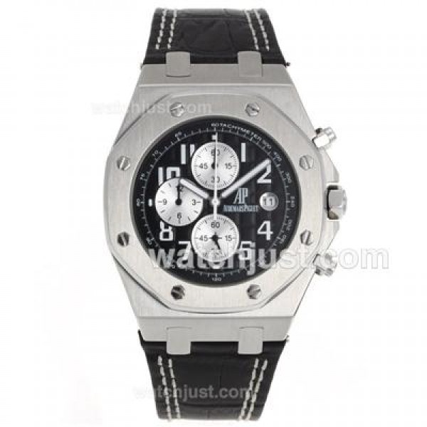 Audemars Piguet Royal Oak Offshore Rhone-Fusterie Limited Edition Working Chrono with Black Dial-Leather Strap