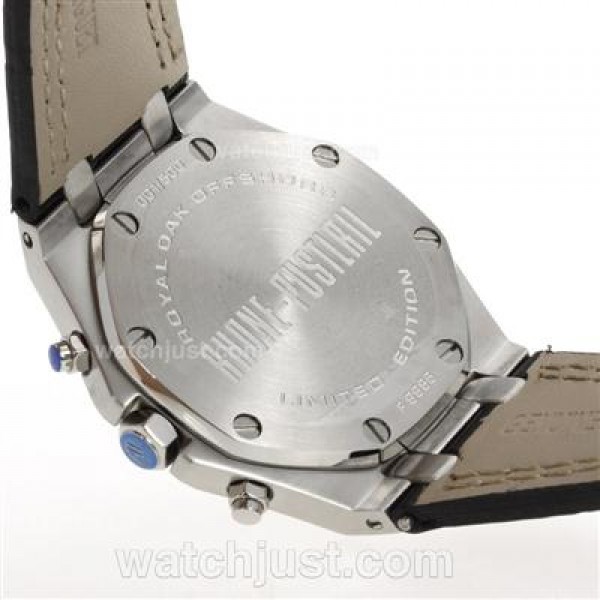 Audemars Piguet Royal Oak Offshore Rhone-Fusterie Limited Edition Working Chrono with Black Dial-Leather Strap
