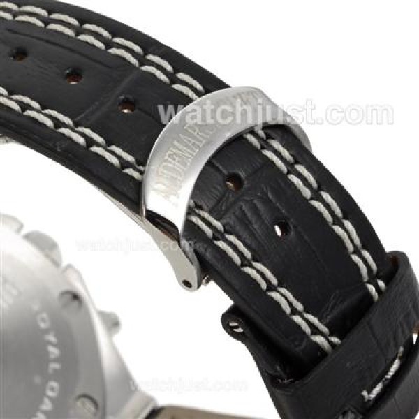 Audemars Piguet Royal Oak Offshore Rhone-Fusterie Limited Edition Working Chrono with Black Dial-Leather Strap