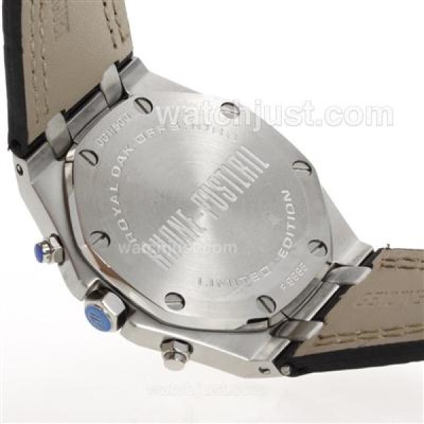 Audemars Piguet Royal Oak Offshore Rhone-Fusterie Limited Edition Working Chrono with Black Dial-Leather Strap